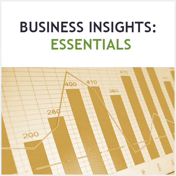 business insights bar graph logo
