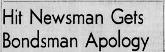 Tennessean clipping from June 1957